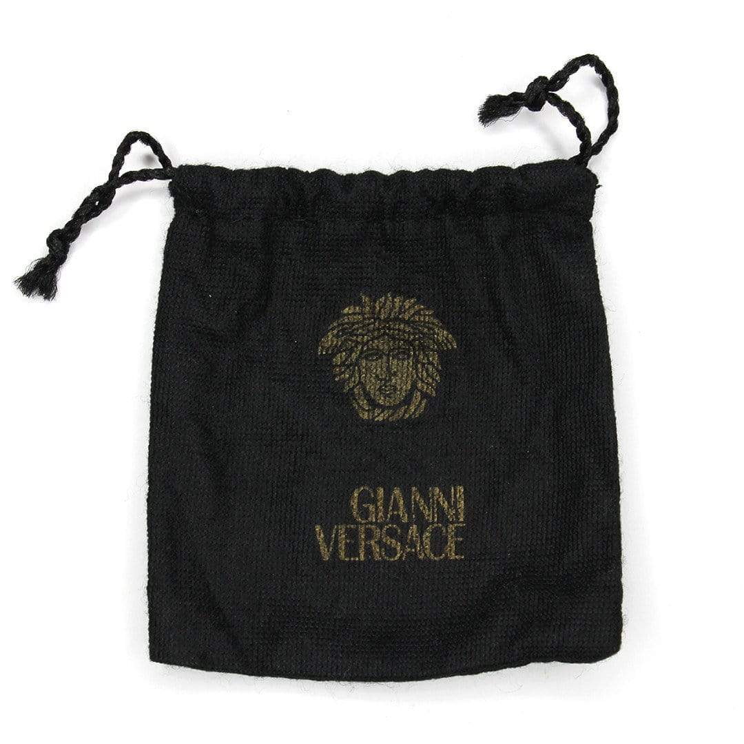 Gold/ Silver Vintage Gianni Versace Two Tone Greek Key and Medusa Head Bracelet RSTKD Vintage