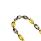 Gold/ Silver Vintage Versace Two Tone Gucci Link Medusa Head Necklace RSTKD Vintage