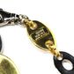 Gold/ Silver Vintage Versace Two Tone Gucci Link Medusa Head Necklace RSTKD Vintage