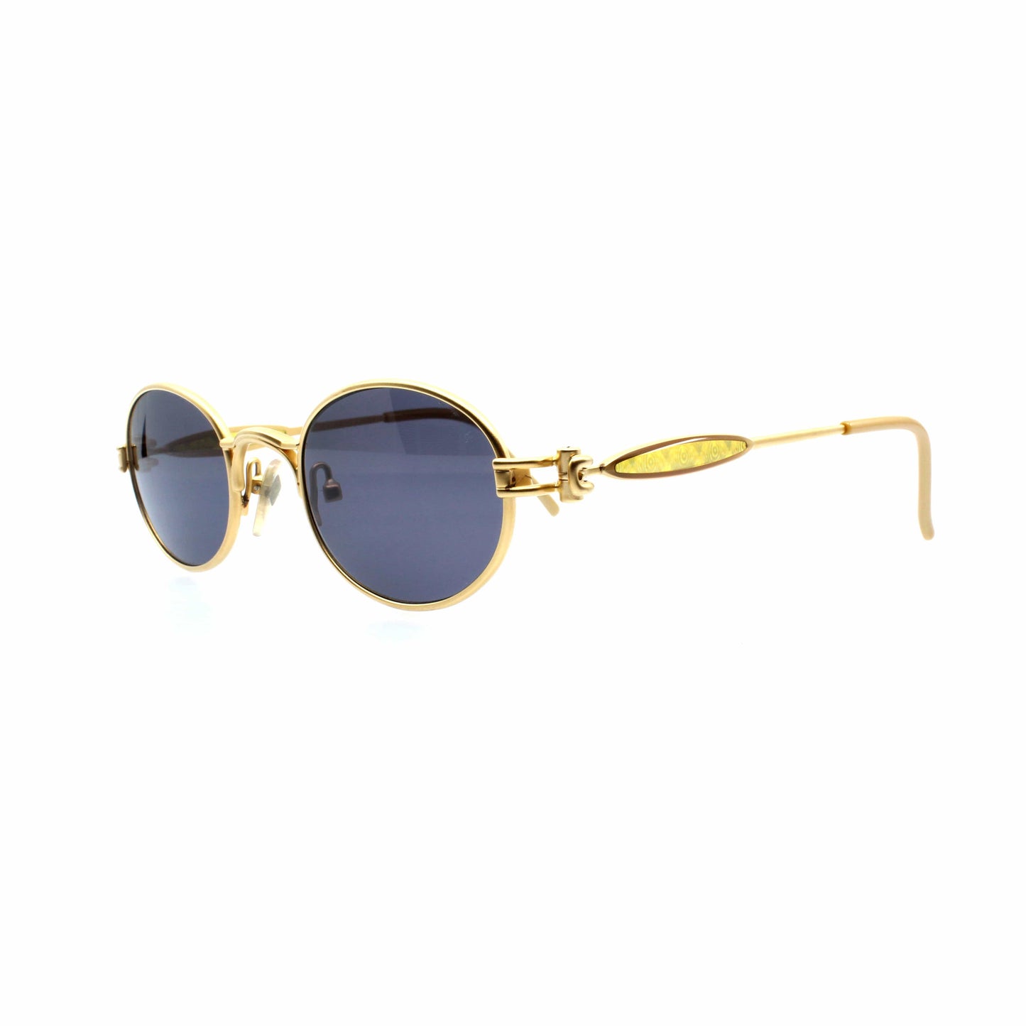 Gold Vintage Jean Paul Gaultier 56-7113 Sunglasses RSTKD Vintage