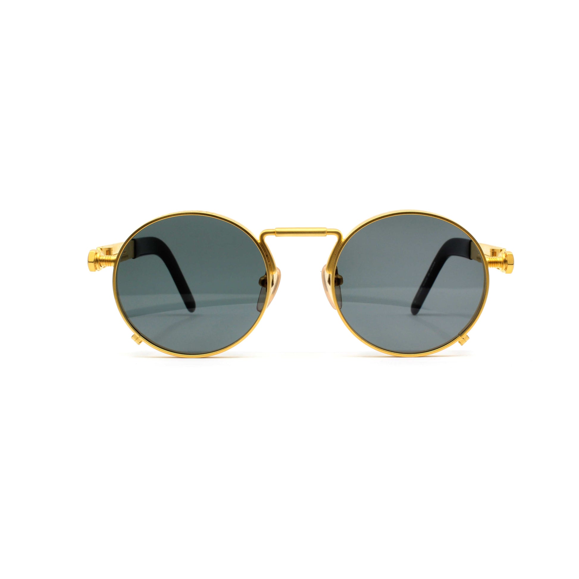 Gold Vintage Jean Paul Gaultier 56-8171 Sunglasses RSTKD Vintage