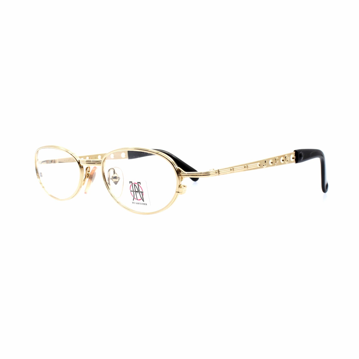Gold Vintage Jean Paul Gaultier 57-8104 Sunglasses RSTKD Vintage