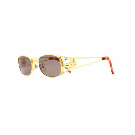 Gold Vintage Jean Paul Gaultier 58-5101 Sunglasses RSTKD Vintage
