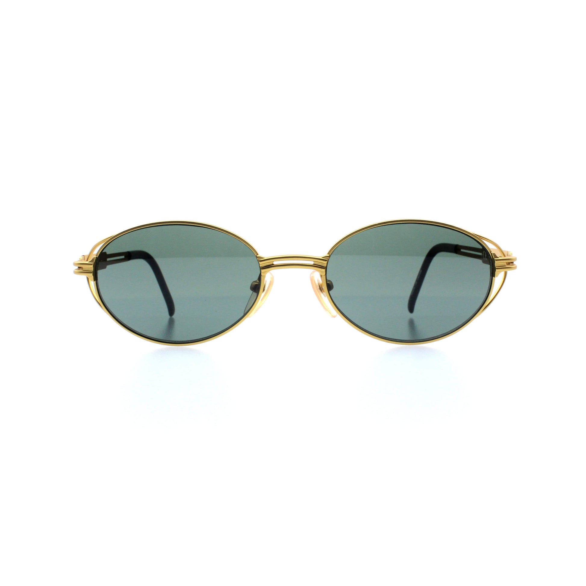 Gold Vintage Jean Paul Gaultier 58-6106 Sunglasses RSTKD Vintage