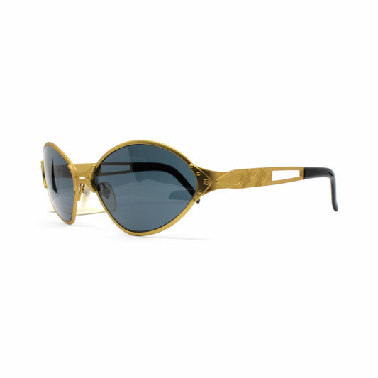 Gold Vintage Jean Paul Gaultier 58-6111 Sunglasses RSTKD Vintage