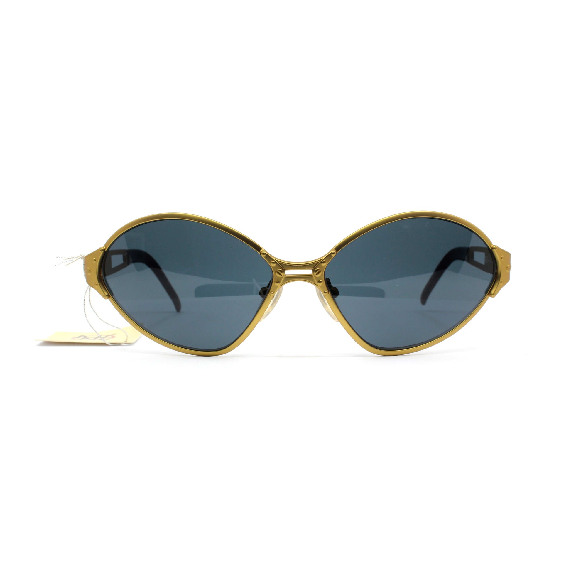 Gold Vintage Jean Paul Gaultier 58-6111 Sunglasses RSTKD Vintage