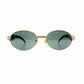 Gold Vintage Jean Paul Gaultier 58-7203 Sunglasses RSTKD Vintage