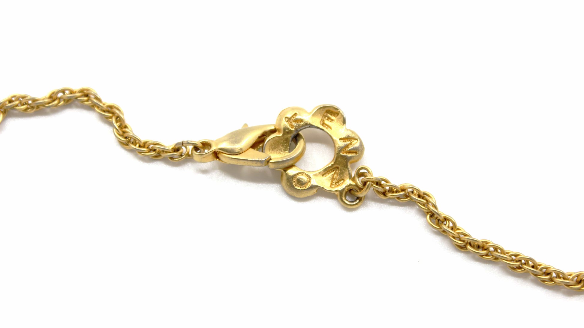 Gold Vintage Kenzo Coin Necklace RSTKD Vintage
