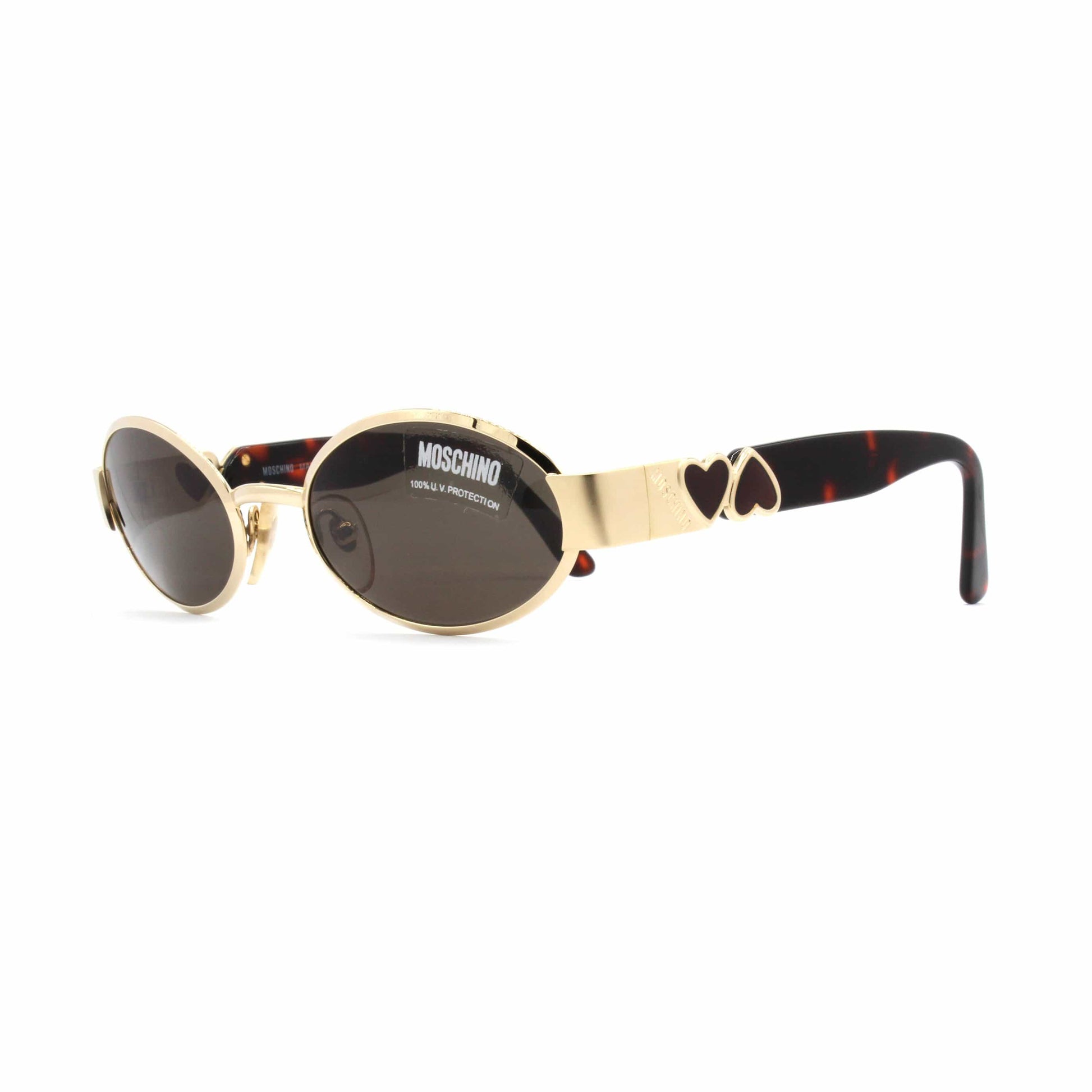 Gold Vintage Moschino M 3029-S Sunglasses RSTKD Vintage