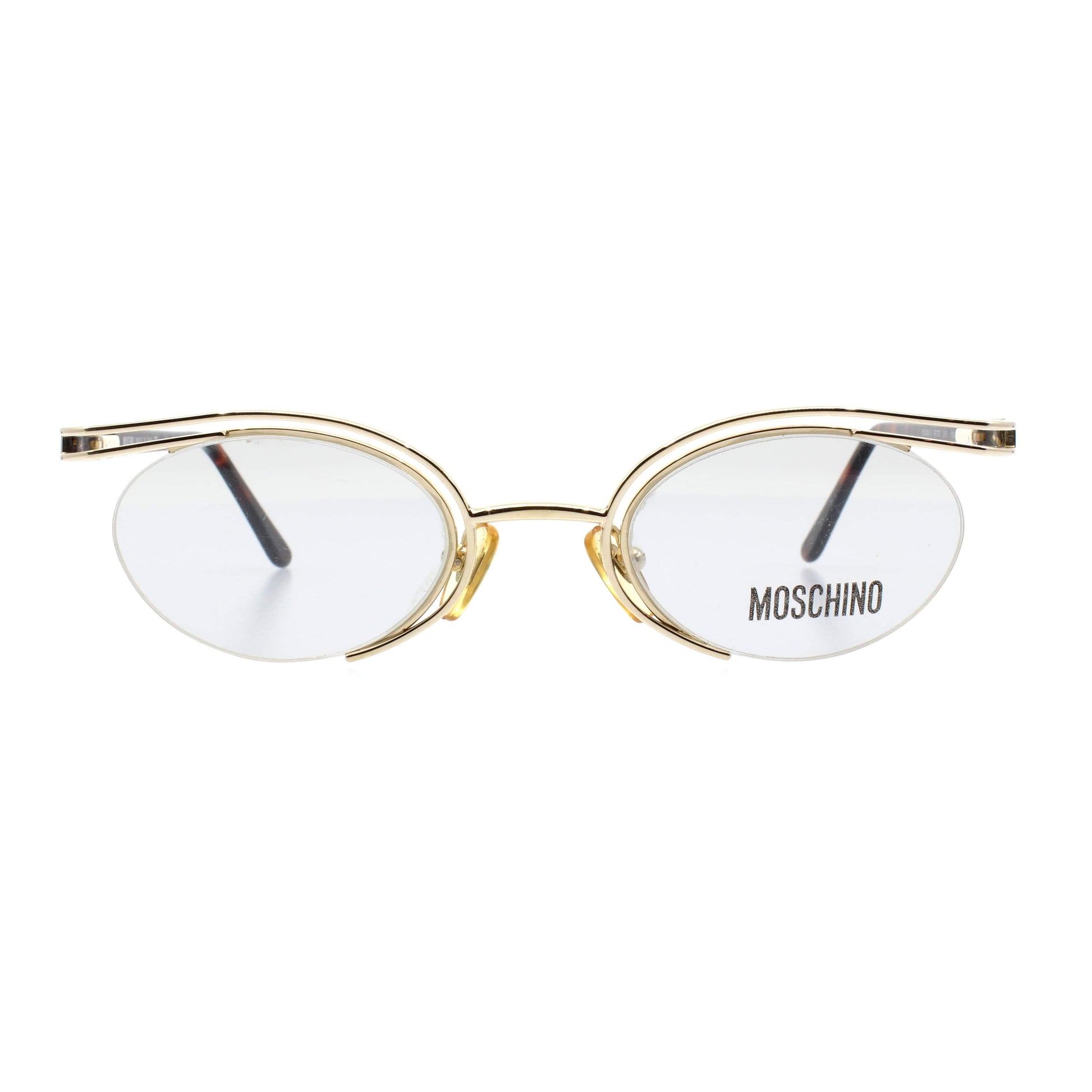 Gold Vintage Moschino M 3043-V Glasses RSTKD Vintage