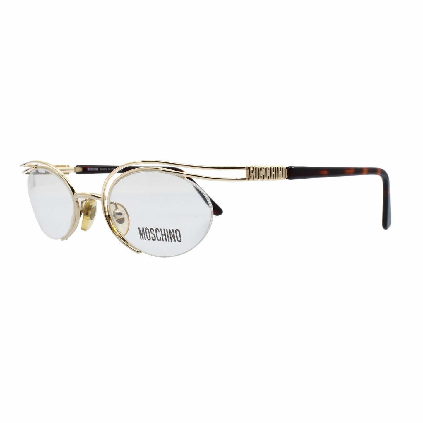 Gold Vintage Moschino M 3043-V Glasses RSTKD Vintage
