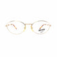 Gold Vintage Moschino MM 125 Glasses RSTKD Vintage