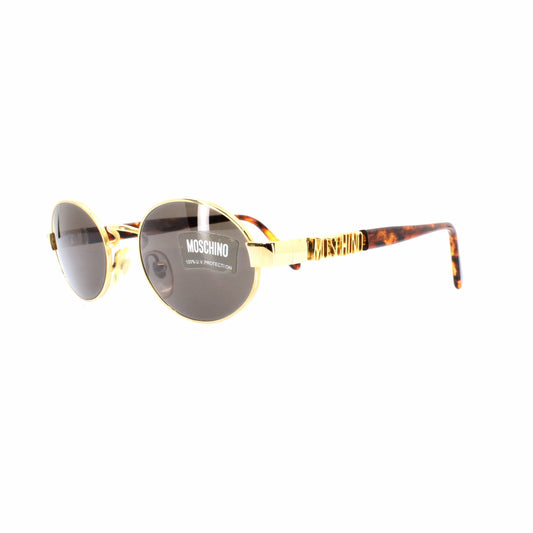 Gold Vintage Moschino MM 403 Sunglasses