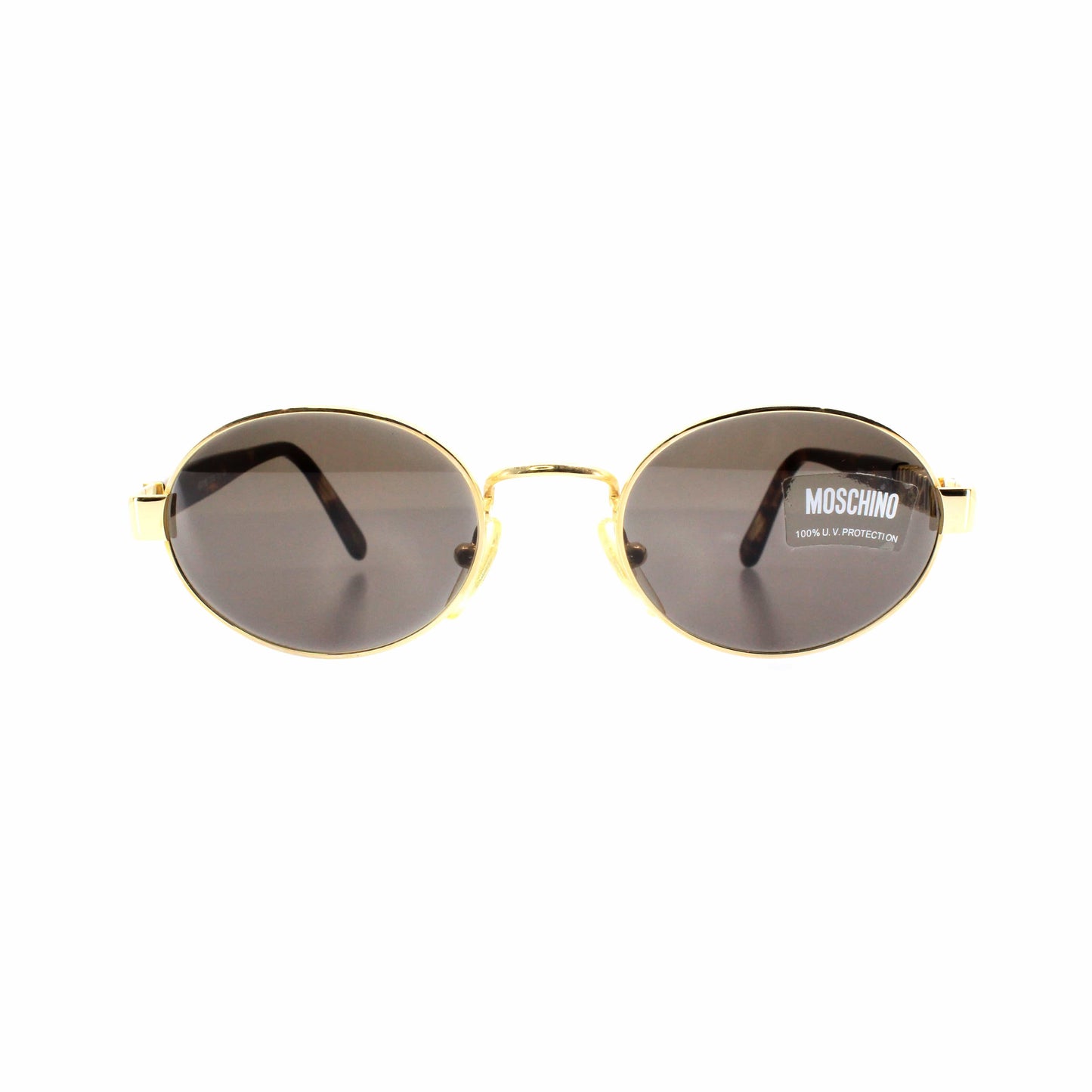 Gold Vintage Moschino MM 403 Sunglasses RSTKD Vintage