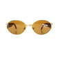 Gold Vintage Moschino MM3002-S Sunglasses RSTKD Vintage