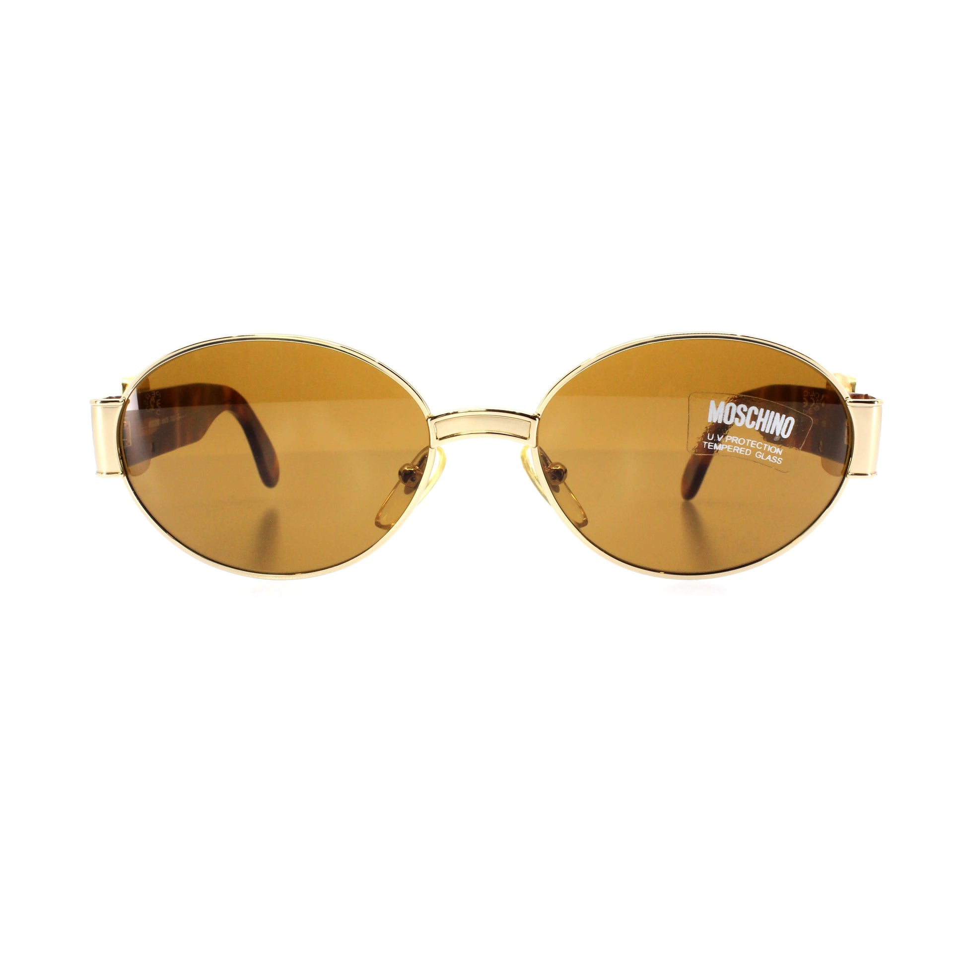 Gold Vintage Moschino MM3002-S Sunglasses RSTKD Vintage