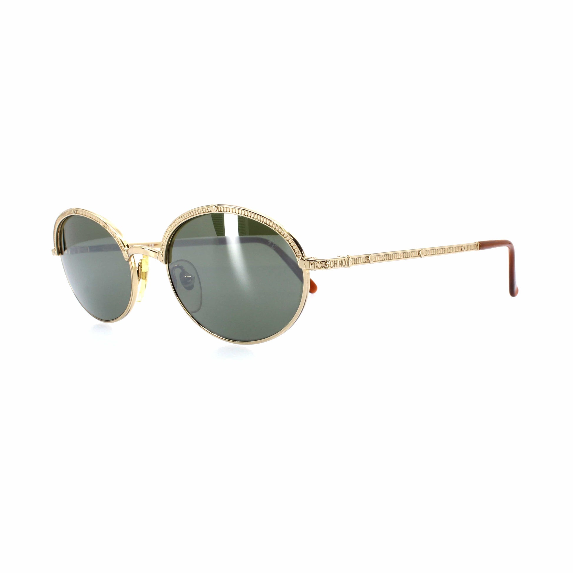 Gold Vintage Moschino MM3003-S Sunglasses RSTKD Vintage