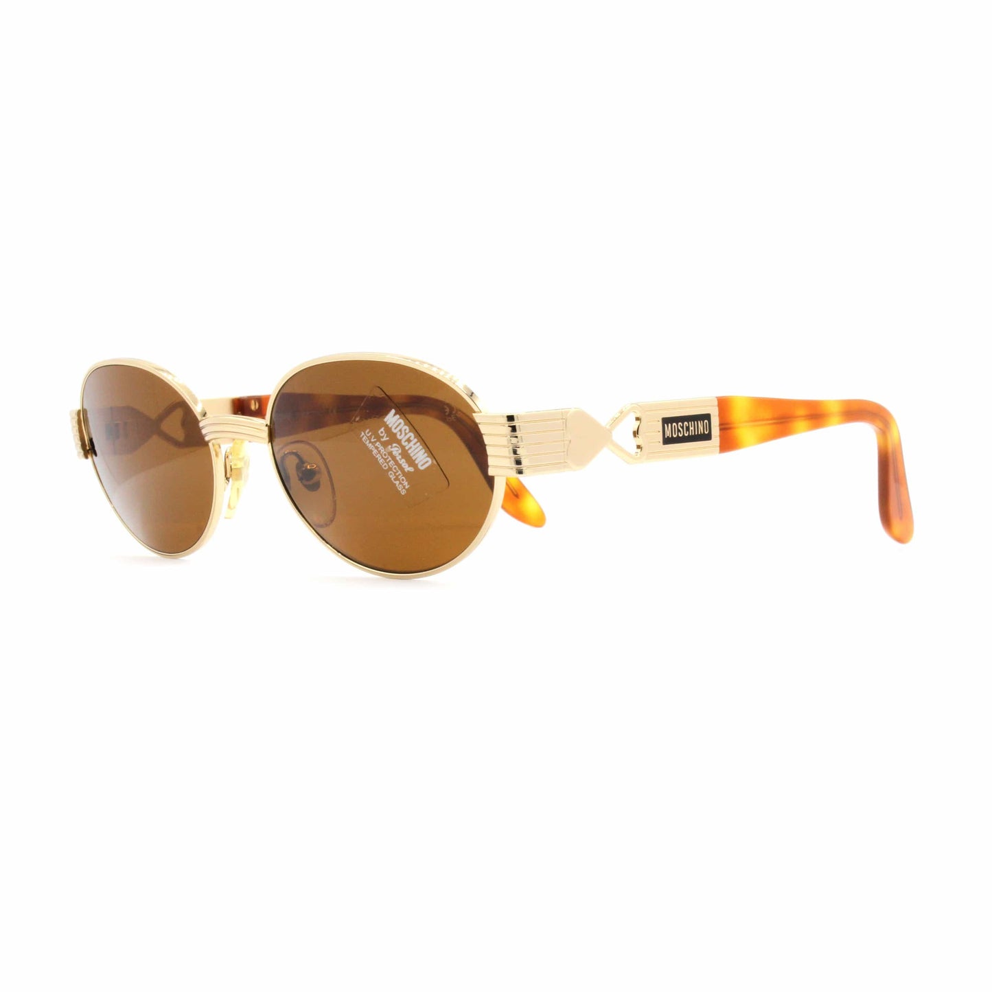 Gold Vintage Moschino MM3004-S Sunglasses RSTKD Vintage
