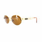 Gold Vintage Moschino MM3006-S Sunglasses RSTKD Vintage