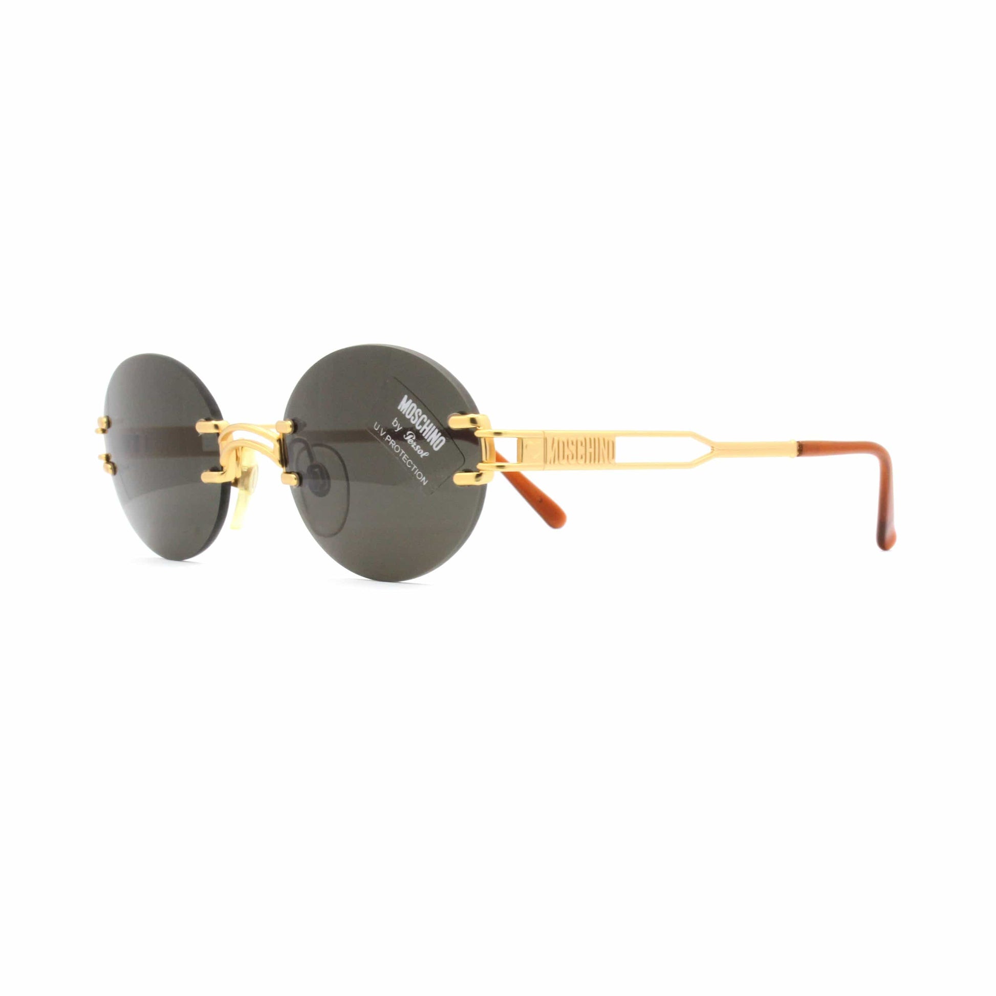 Gold Vintage Moschino MM3009-S Sunglasses RSTKD Vintage