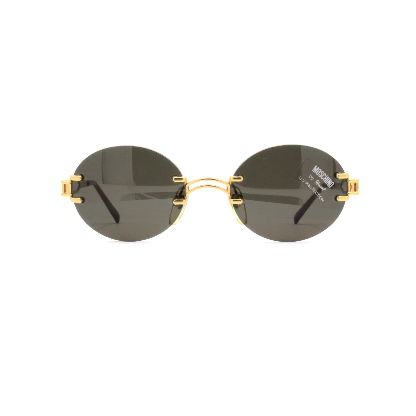Gold Vintage Moschino MM3009-S Sunglasses RSTKD Vintage