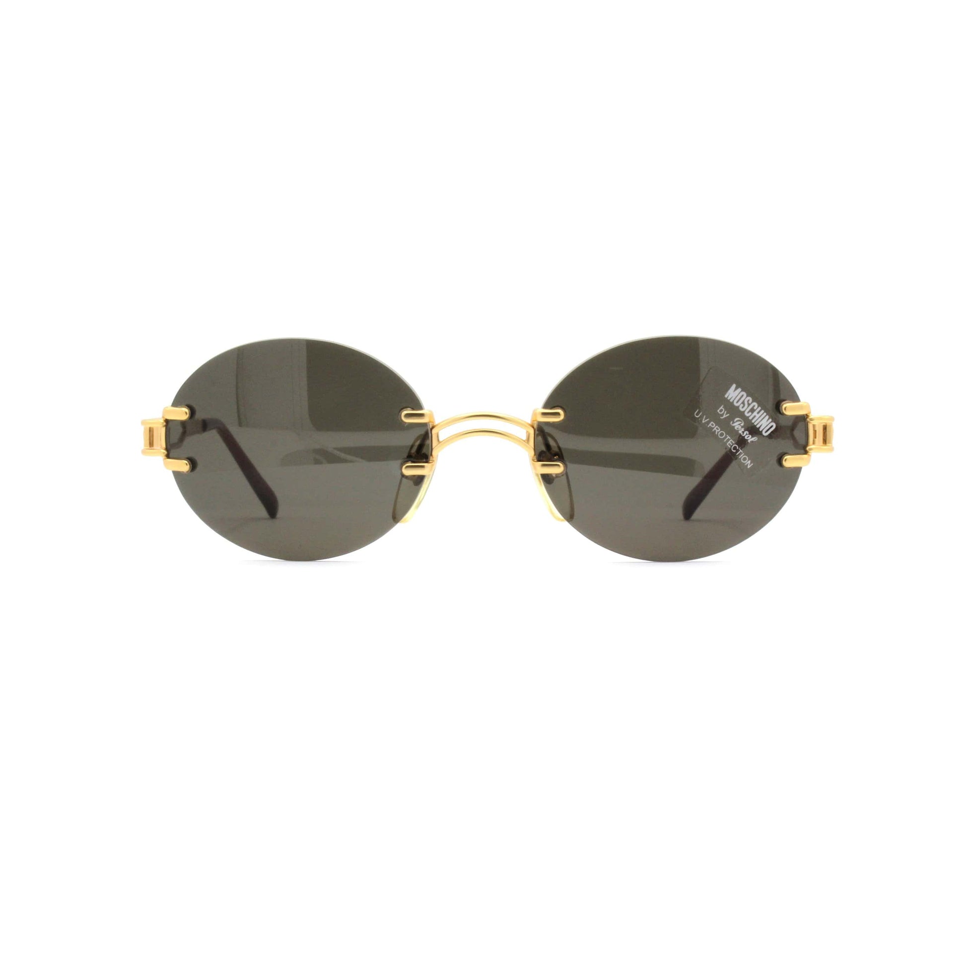 Gold Vintage Moschino MM3009-S Sunglasses RSTKD Vintage