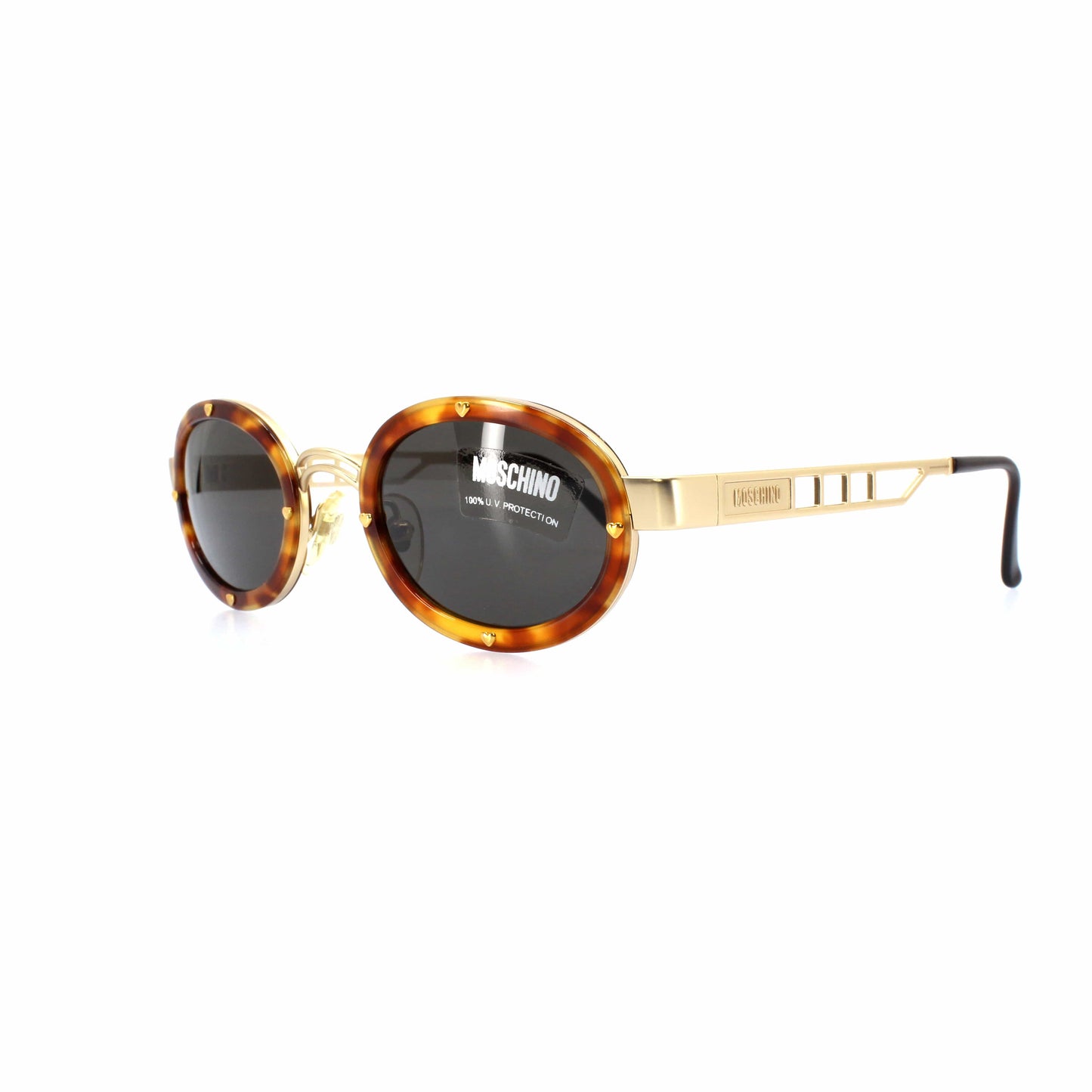 Gold Vintage Moschino MM3010-S Sunglasses RSTKD Vintage