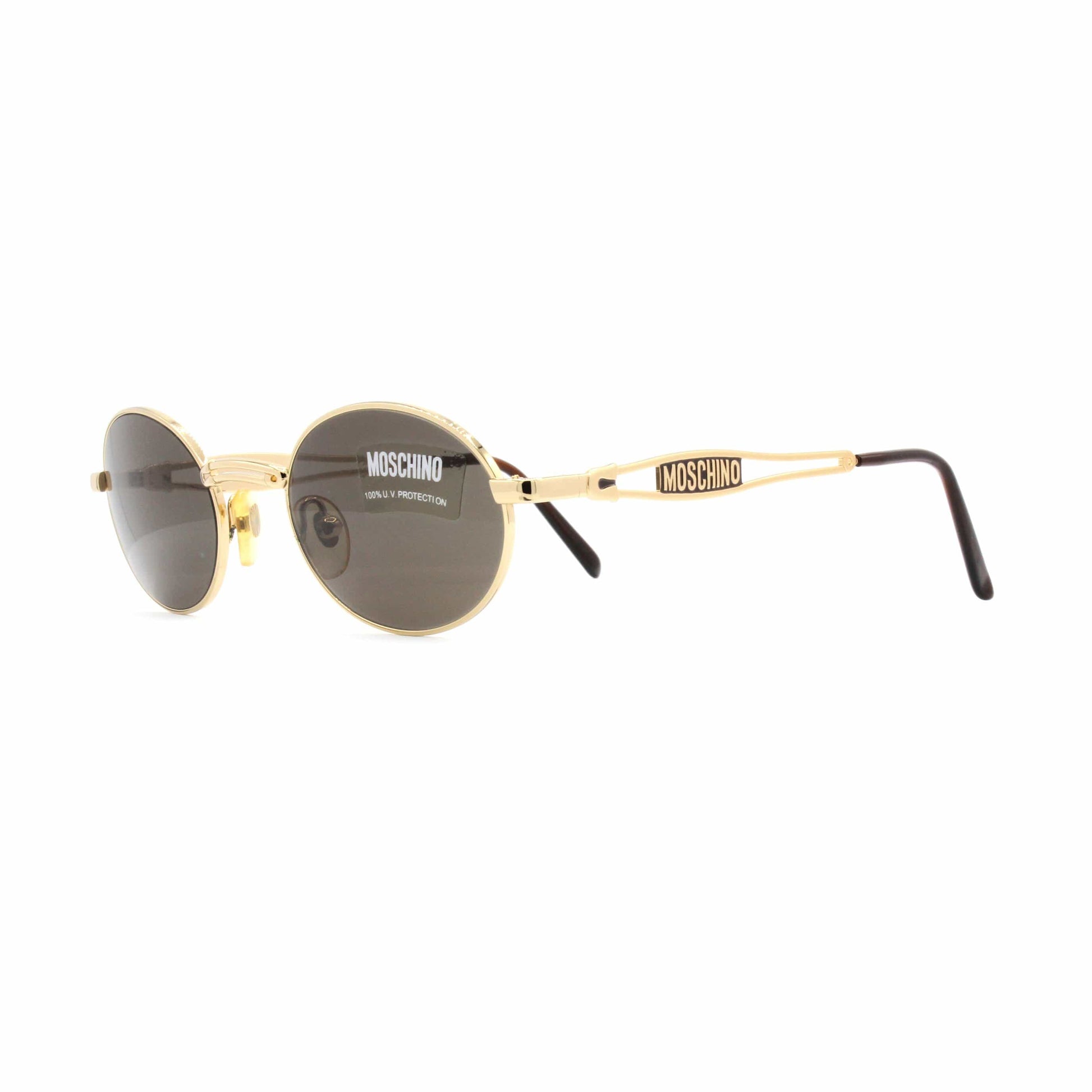 Gold Vintage Moschino MM3021-S Sunglasses RSTKD Vintage