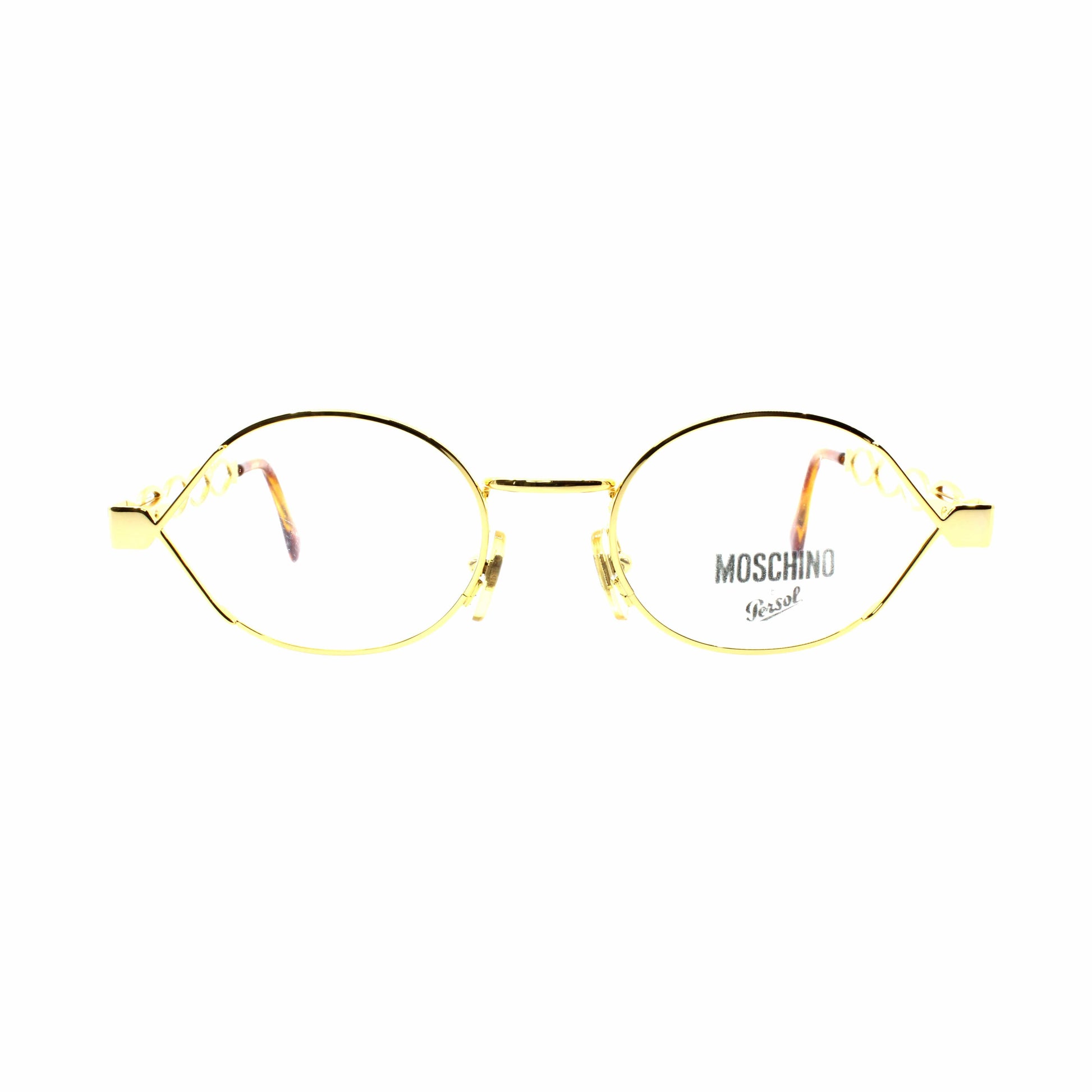 Gold Vintage Moschino MM344 Glasses RSTKD Vintage