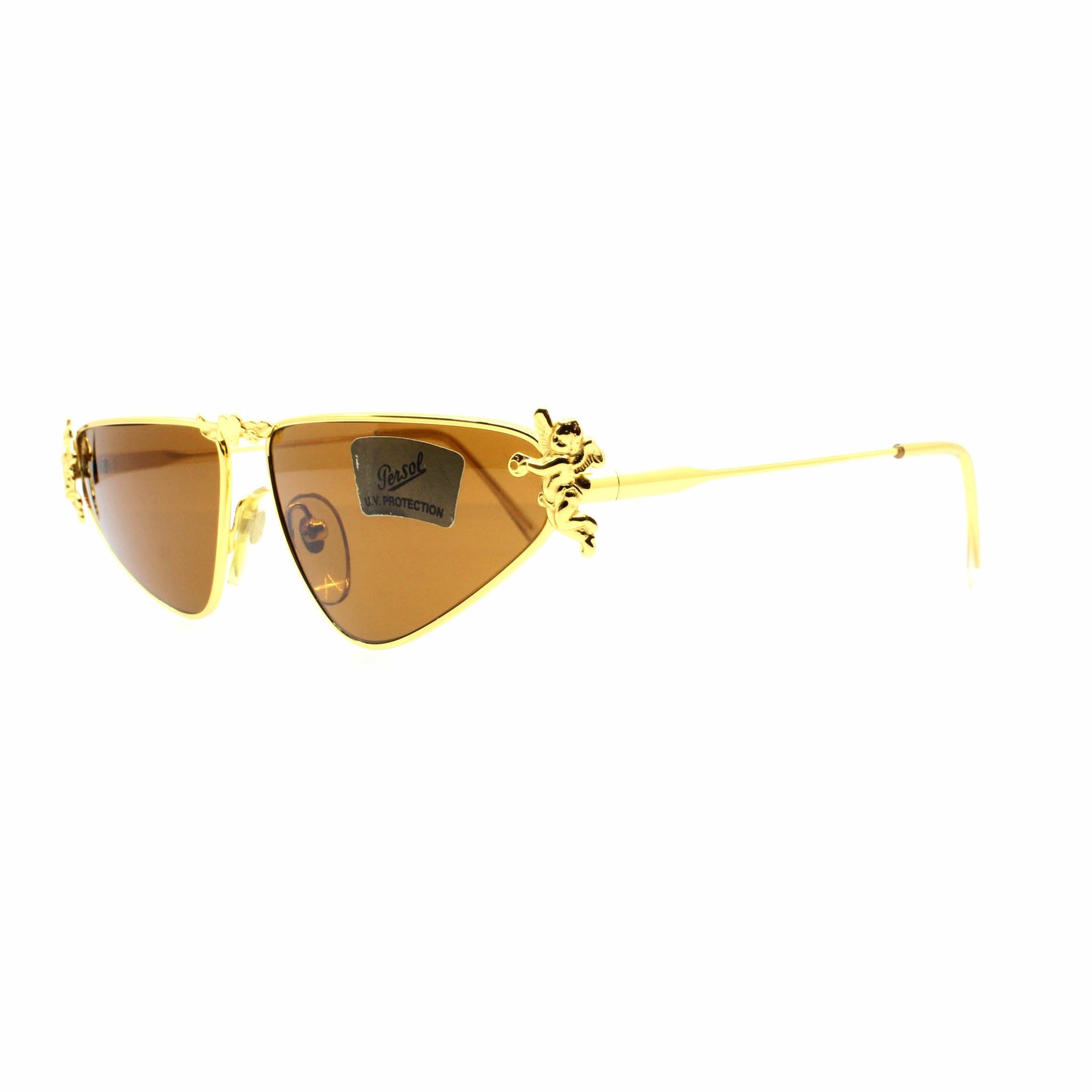 Gold Vintage Moschino MM503 Sunglasses RSTKD Vintage