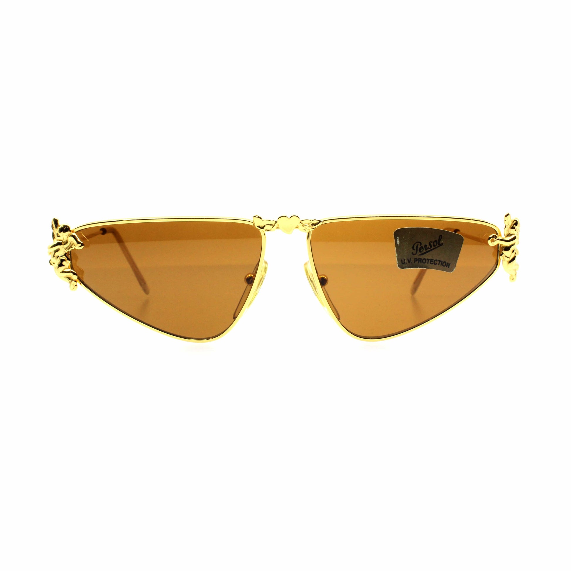 Gold Vintage Moschino MM503 Sunglasses RSTKD Vintage