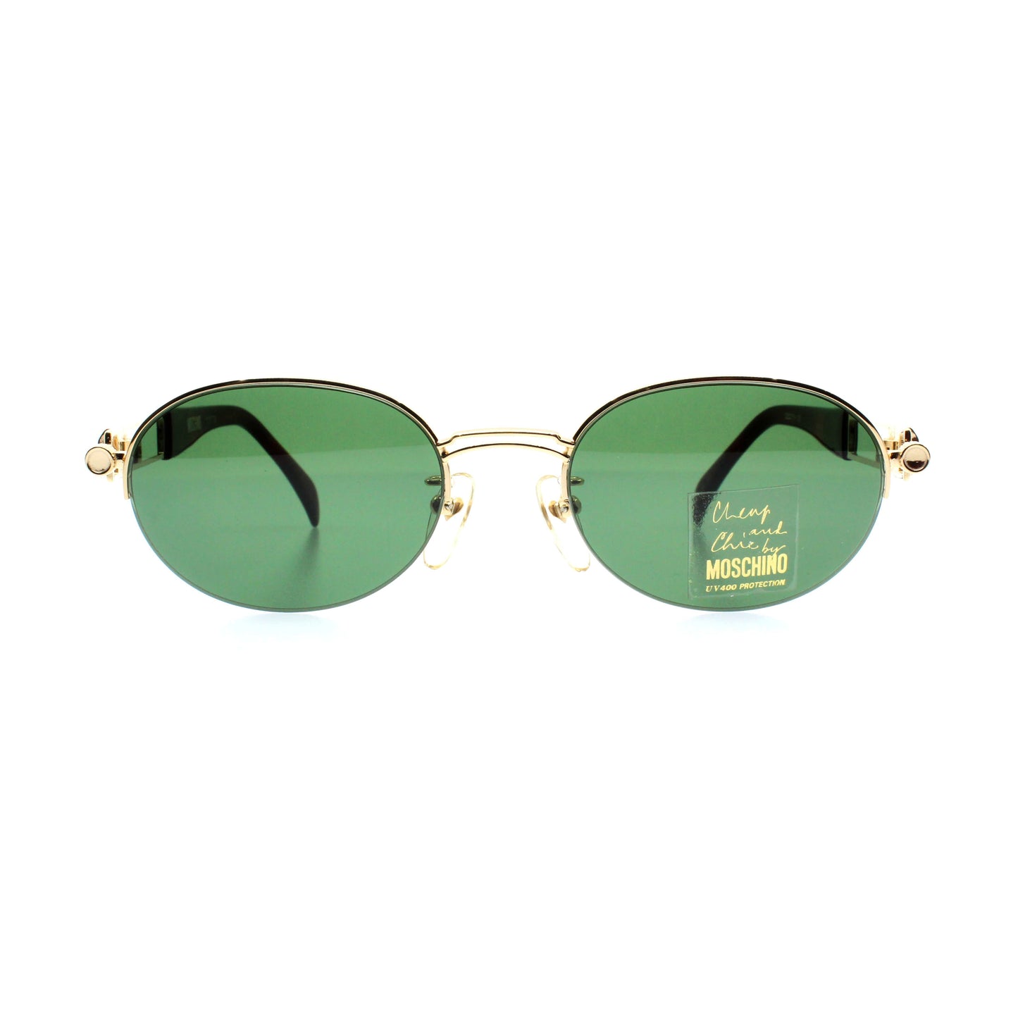 Gold Vintage Moschino MO5792 Sunglasses RSTKD Vintage