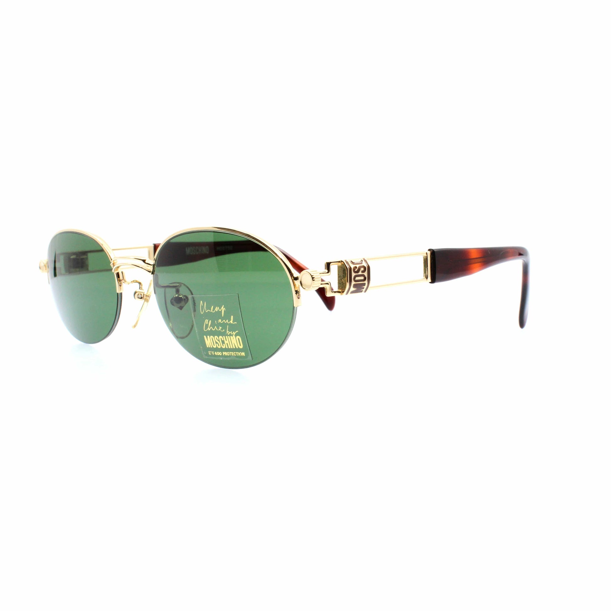 Gold Vintage Moschino MO5792 Sunglasses RSTKD Vintage