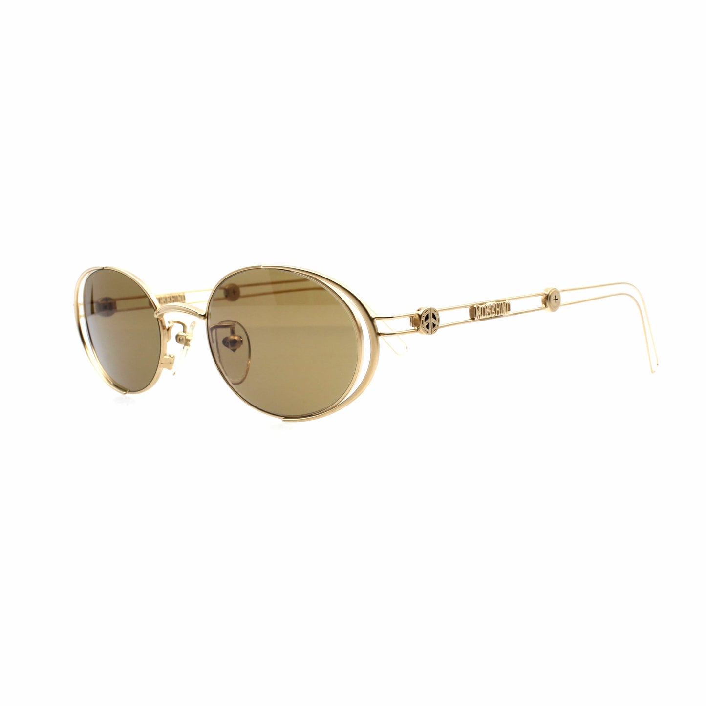 Gold Vintage Moschino MO5793 Sunglasses RSTKD Vintage