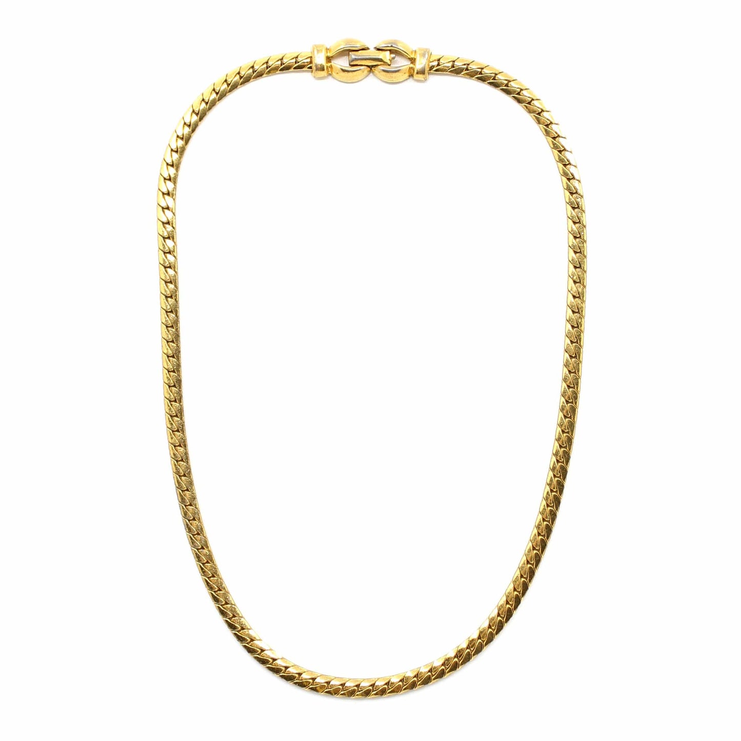 Gold Vintage Vendome Snake Link Necklace RSTKD Vintage
