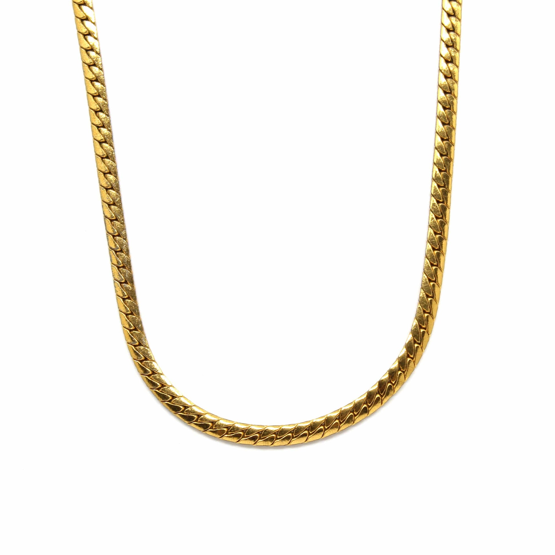 Gold Vintage Vendome Snake Link Necklace RSTKD Vintage