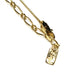 Gold YSL Octagon Logo Chain with Crystal Accents RSTKD Vintage
