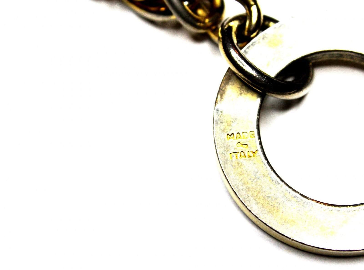 Heavy Gold Celine Paris Toggle Clasp Logo Bracelet RSTKD Vintage