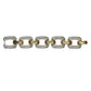 Heavy Gold/ Silver Givenchy Two-Tone Link Bracelet RSTKD Vintage