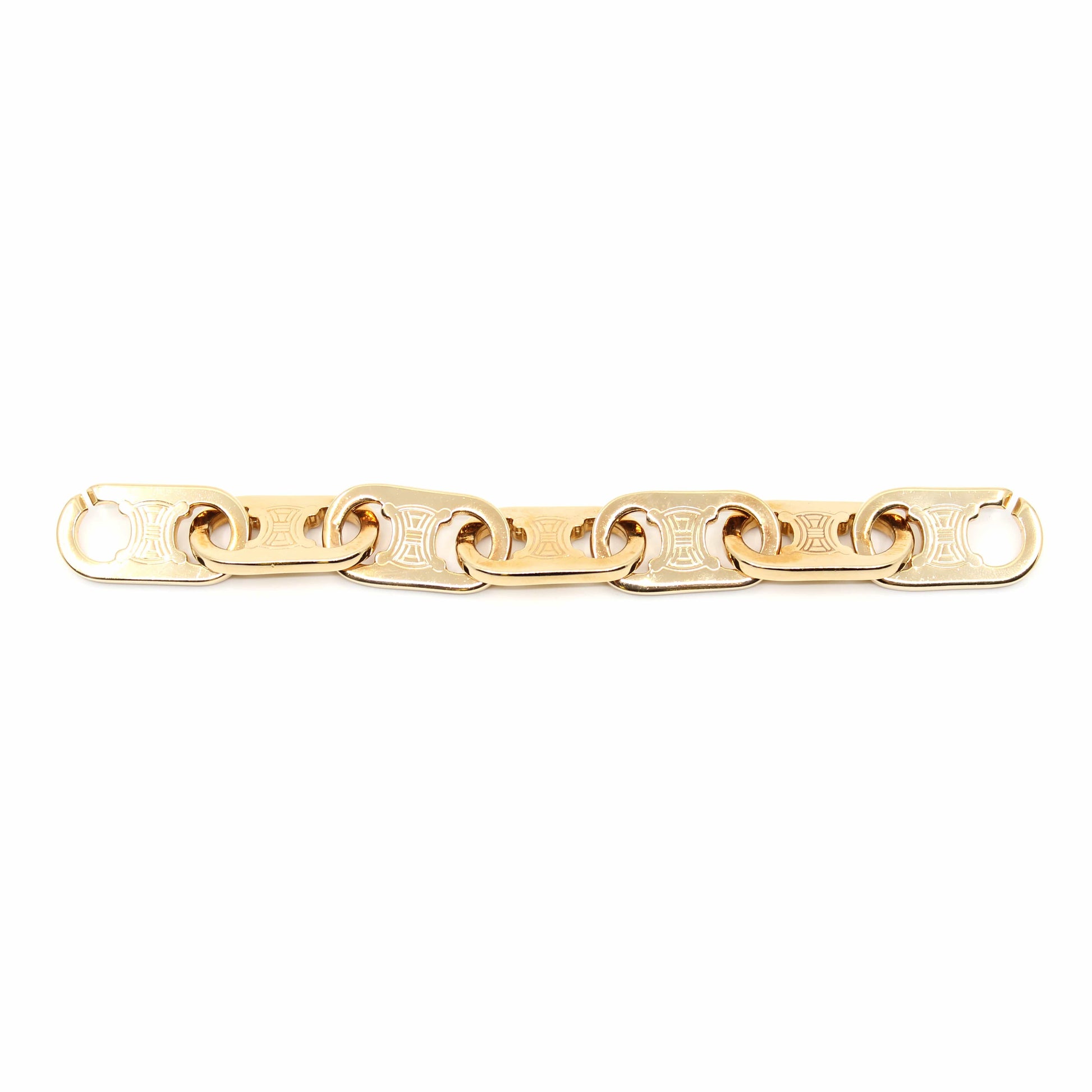 Heavy Gold Vintage Celine Link Bracelet RSTKD Vintage