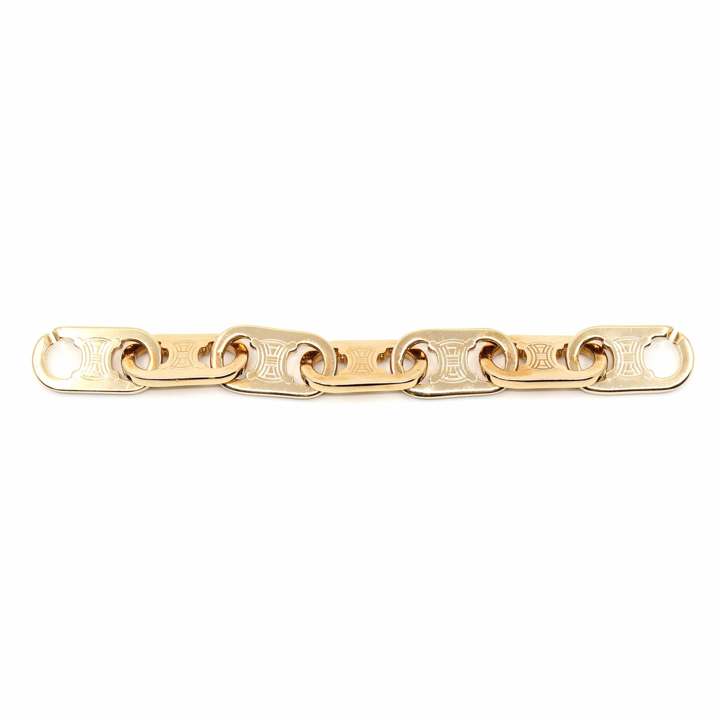 Heavy Gold Vintage Celine Link Bracelet RSTKD Vintage