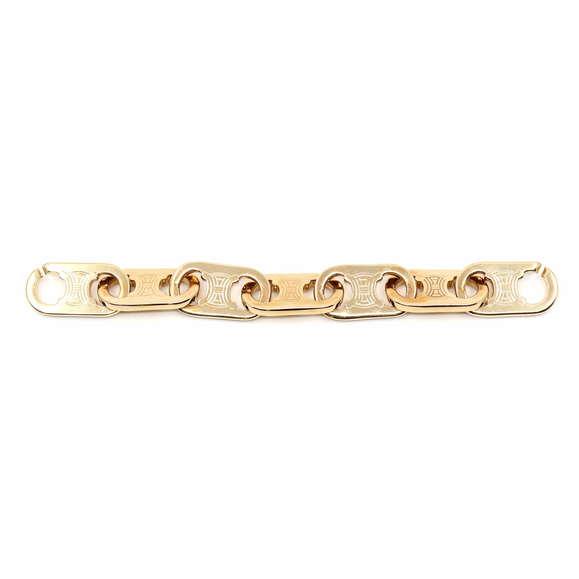 Heavy Gold Vintage Celine Link Bracelet RSTKD Vintage