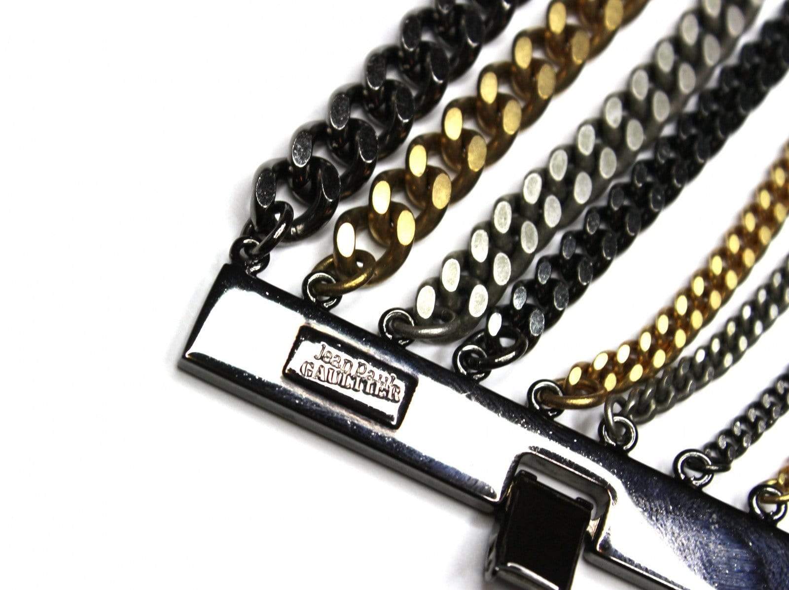 Jean Paul Gaultier Multi Chain and Clasp Bracelet RSTKD Vintage