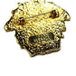 Large Gold Vintage Gianni Versace Medusa Head Pin RSTKD Vintage