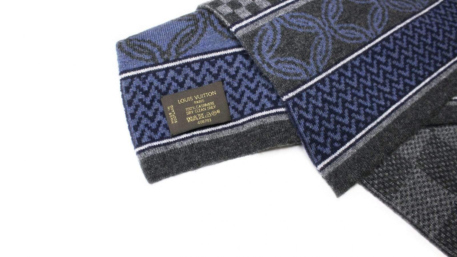 Louis Vuitton Bonnet Ski Damier Grey / French Blue Beanie — Roots