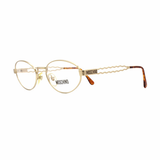 Matte Gold Vintage Moschino MM 925 Glasses RSTKD Vintage