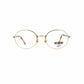 Matte Gold Vintage Moschino MM525 Glasses RSTKD Vintage