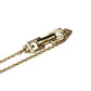 Micro Gold Givenchy G Pendent Necklace RSTKD Vintage