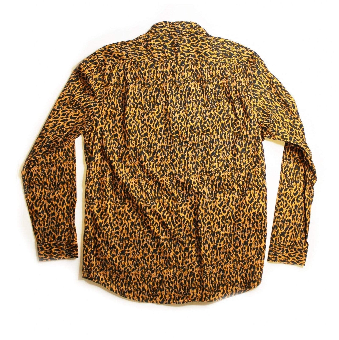 Orange Leopard Print Supreme Dress Shirt RSTKD Vintage