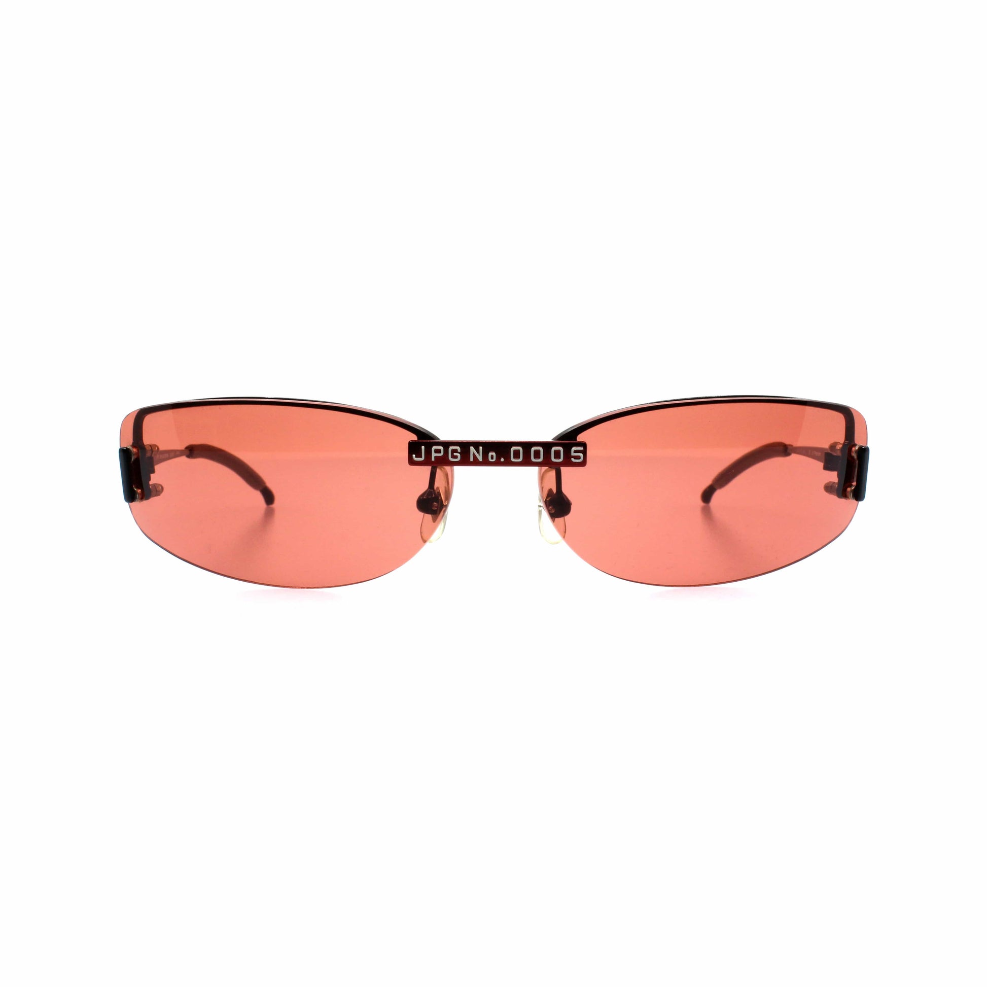 Red Vintage Jean Paul Gaultier 58-0057 Sunglasses RSTKD Vintage